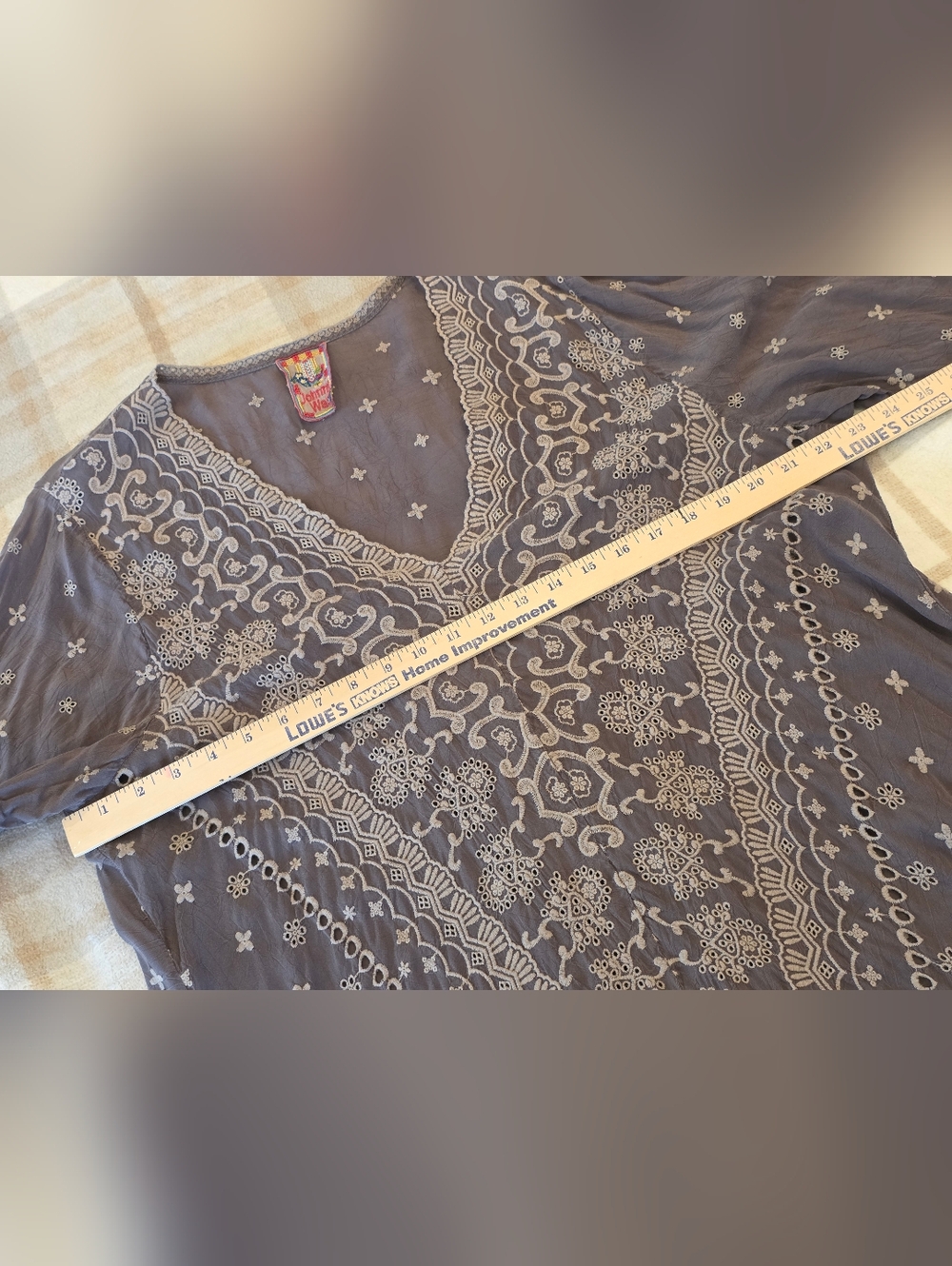Johnny Was Embroidered Tunic - Picture 3 of 9